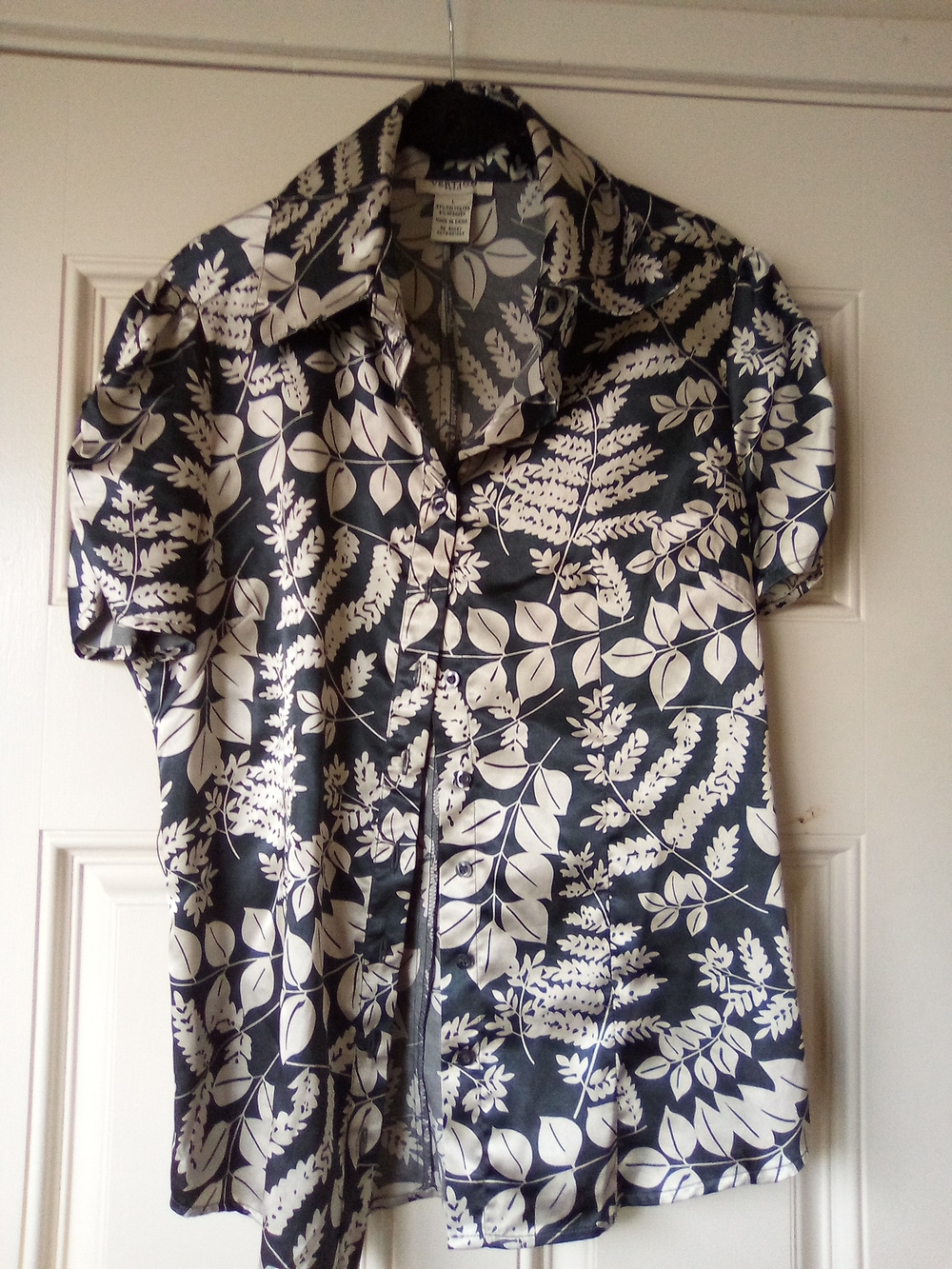 Vertigo Paris Botanical Print Blouse L